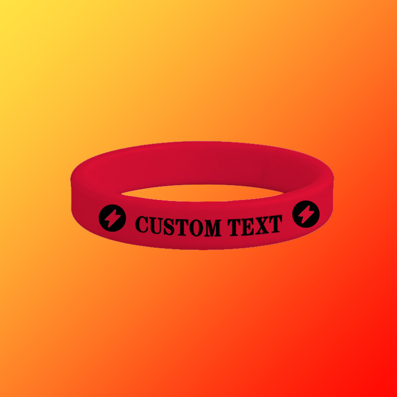100pcs Custom Silicone Wristbands, Gift for Her